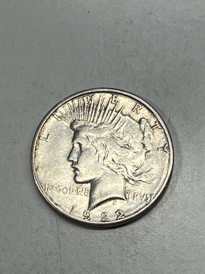 1922 S Peace Dollar