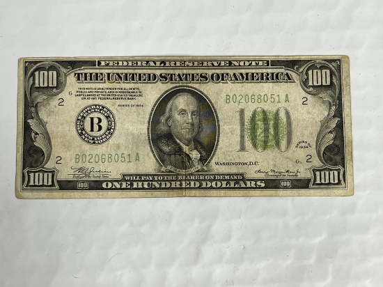 1934 $100 Federal Reserve Note