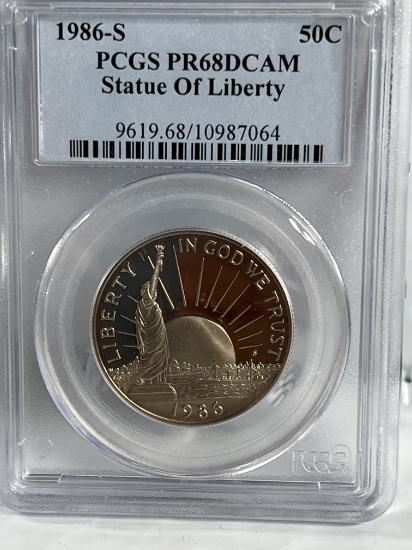 1986 S Statue of Liberty Half Dollar PR68DCAM PCGS