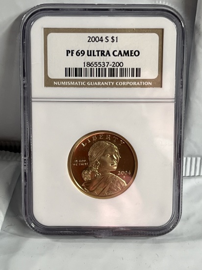 2004 S Sacagawea Dollar PF 69 Ultra Cameo NGC
