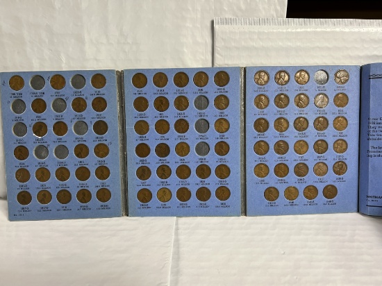 Whitman Book 77 Lincoln Cents 1909 VDB-1940