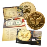 2016 Native American Code Talkers $1 Enhanced Uncirculated Coin & Currency Set OGP