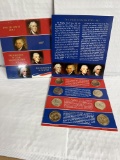 2007 Philadelphia & Denver Presidential $1 Uncirculated Dollars 8 Coins