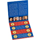 2013 Philadelphia & Denver Presidential $1 Uncirculated Dollars 8 Coins