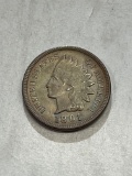 1891 Indian Head Cent AU+