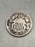 1868 Shield Nickel