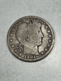 1901 Barber Half Dollar