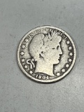 1904 Barber Half Dollar VG