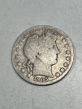 1905 S Barber Half Dollar