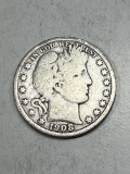 1908 O Barber Half Dollar VG