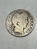 1909 O Barber Half Dollar