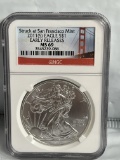2011 S 1 oz $1 American Silver Eagle MS 69 NGC