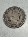 1915 S Barber Half Dollar VG