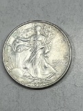 1937 Walking Liberty Half Dollar AU