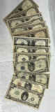 $59 Face STAR NOTES - $20 - $5 - $1- Silver Certs- Red Seals- Federal Reserve Notes