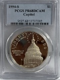 1994 S US Capitol Bicentennial Silver Dollar PR68DCAM PCGS