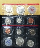 1961 p+d Mint Set includes 10 coins original packaging