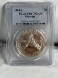 1988 S Olympic Silver Dollar PR67DCAM PCGS