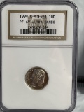 1999 S Silver Roosevelt Dime PF 69 Ultra Cameo NGC
