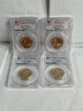 2017 P+D Sacagawea (SAC) Native American Dollars - 4 Coins -  MS66 PCGS