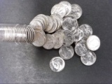 Roll 50 Mixed 90% Silver Roosevelt Dimes BU