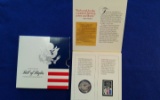 1993 Bill of Rights Commemorative Coin & Stamp Set - Proof Silver Half & Stamp OGP