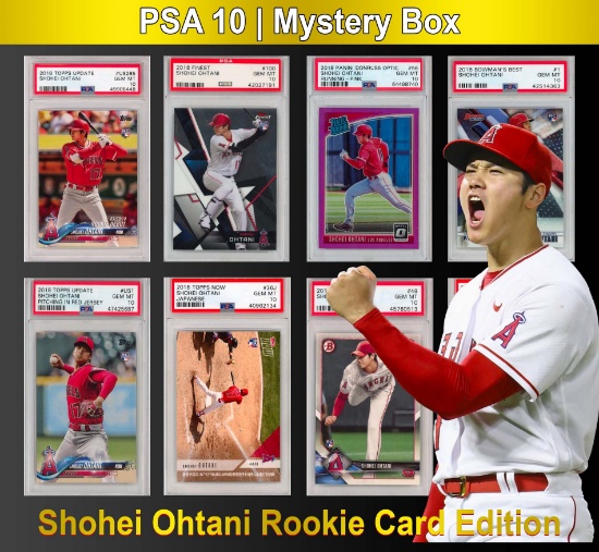 PSA 10 Rookie Card Mystery Box - Shohei Ohtani