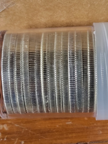 Roll of Mixed Date 90% Proof Silver Halves 1992-2010