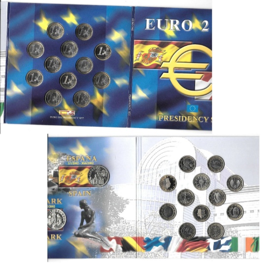 2002 Euro Presidency Coin Set