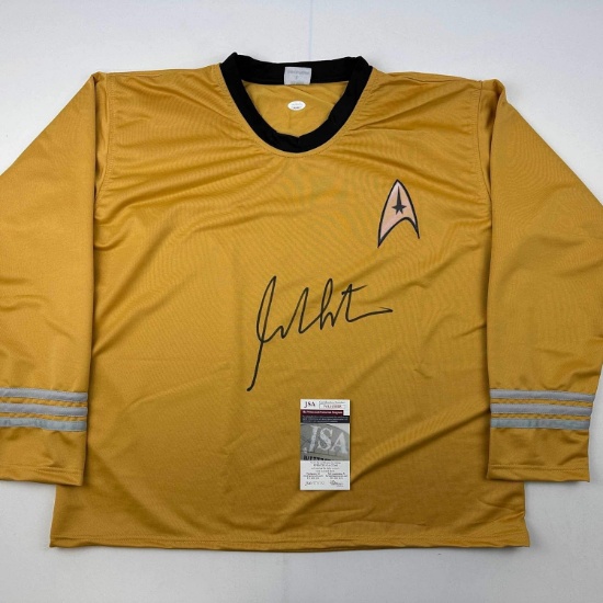 Autographed/Signed William Shatner Star Trek Captain Kirk Shirt/Uniform JSA COA