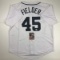 Autographed/Signed Cecil Fielder Detroit White Baseball Jersey JSA COA