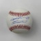 Autographed/Signed Vladimir Vlad Guerrero Jr. & Sr. Rawlings Official Major League Baseball BAS COA