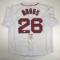 Autographed/Signed Wade Boggs Boston White Baseball Jersey JSA COA
