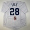 Autographed/Signed Sparky Lyle New York Pinstripe Baseball Jersey JSA COA