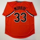 Autographed/Signed Eddie Murray Baltimore Orange Baseball Jersey Beckett BAS COA