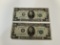 (2) 1950 $20 Federal Reserve Note
