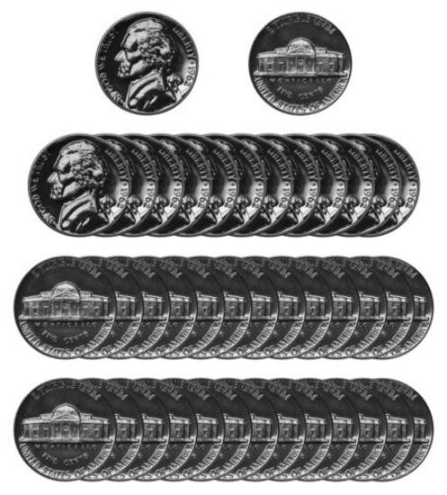Roll of 1962 Jefferson Nickels Proof