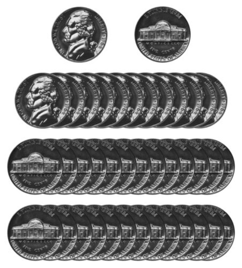 Roll of 1964 Jefferson Nickels Proof