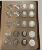 Complete Book of 32 Kennedy Halves 2012-2019 Silver-Proof-BU