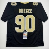 Autographed/Signed Bryan Bresee New Orleans Black Football Jersey JSA COA