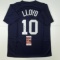 Autographed/Signed Carli Lloyd Navy Blue Soccer Team USA World Cup Jersey JSA COA
