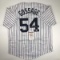 Autographed/Signed Goose Gossage New York Pinstripe Baseball Jersey JSA COA