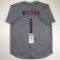 Autographed/Signed Mookie Wilson New York Grey Baseball Jersey JSA COA