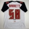 Autographed/Signed Shaquil Barrett Tampa Bay White Football Jersey PSA/DNA COA