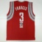 Autographed/Signed Steve Francis Houston Red Basketball Jersey JSA COA