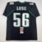 Autographed/Signed Chris Long Philadelphia Black Football Jersey JSA COA
