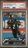 Graded 2024 Topps Bowman U Now Ashton Jeanty #38 Rookie RC Football Card PSA 10 Gem Mint