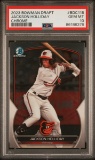 Graded 2023 Topps Bowman Draft Jackson Holliday #BDC118 Chrome Rookie Baseball Card PSA 10 Gem Mint