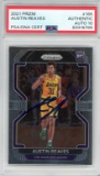 Graded 2021 Panini Prizm Austin Reaves #165 Rookie RC Basketball Card PSA 10 Auto Grade Gem Mint