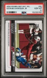 Graded 2024 Panini Instant NFL Marvin Harrison Jr #42 Rookie RC Football Card PSA 10 Gem Mint